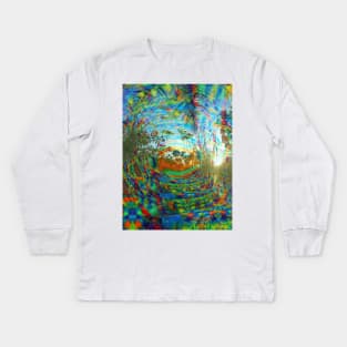 Tropical Winter Kids Long Sleeve T-Shirt